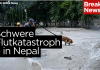 Schwere Flutkatastrophe in Nepal: Zahl der Todesopfer steigt auf mindestens 489